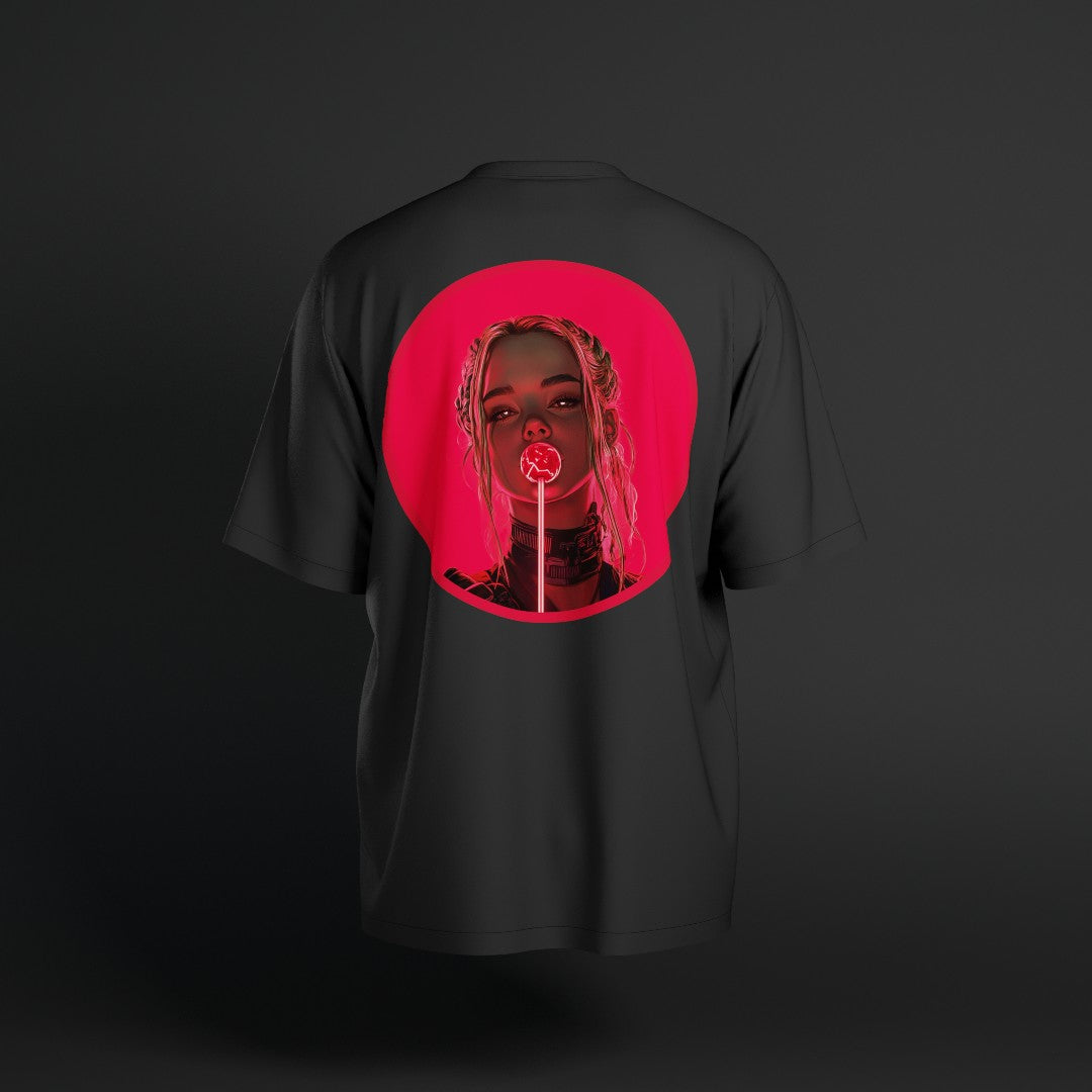 Red Pop - Men's Oversized T-shirt