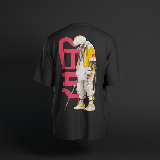 Cyber Samurai - Men's Oversized T-shirt