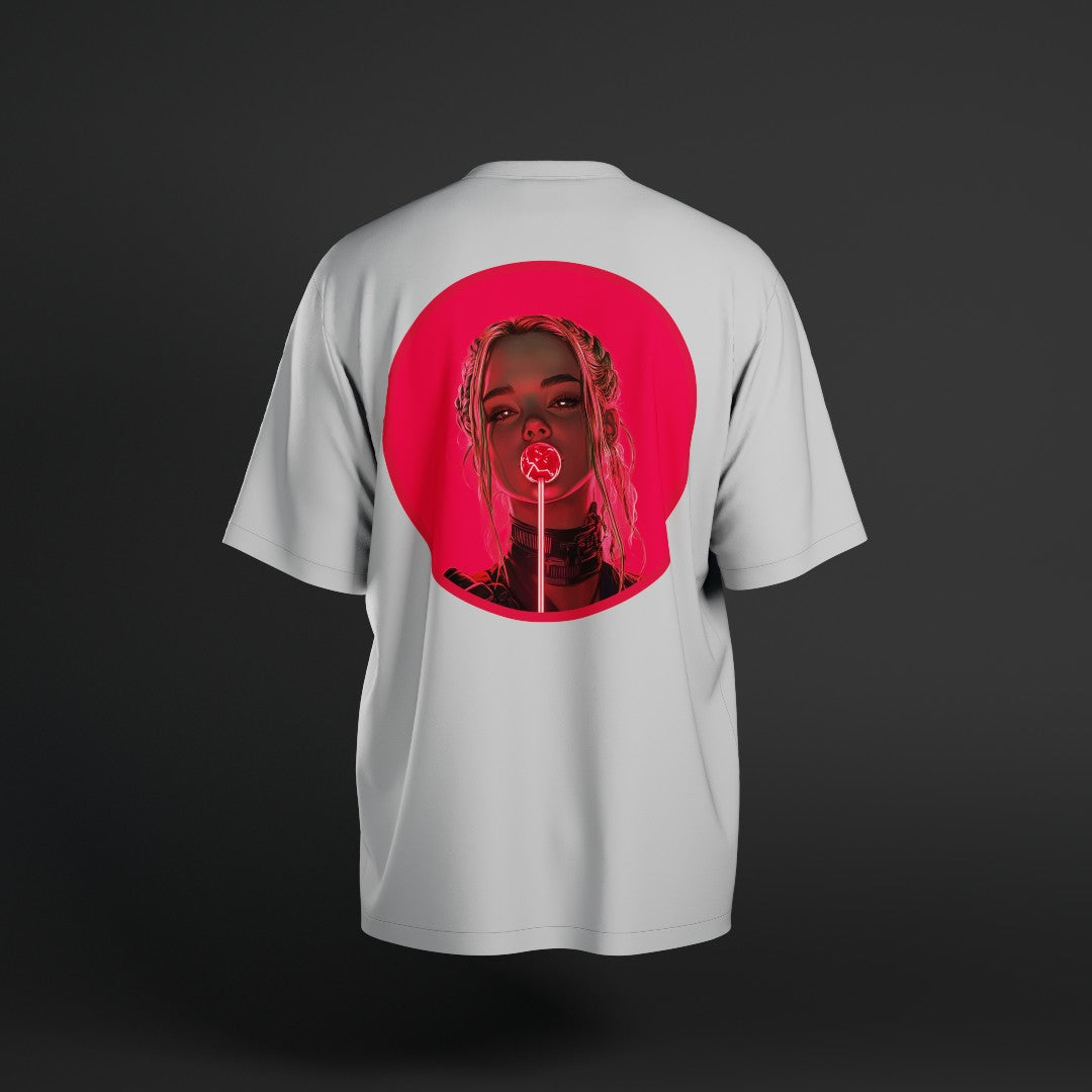 Red Pop - Men's Oversized T-shirt